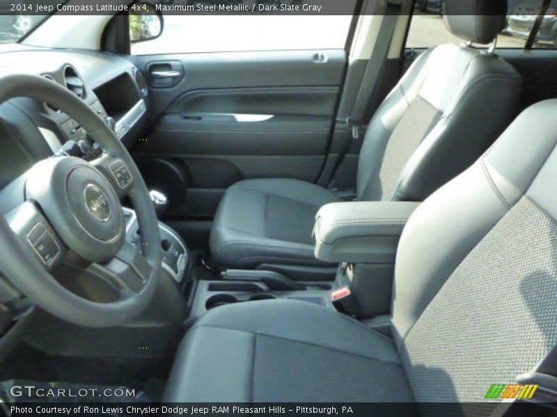 Maximum Steel Metallic / Dark Slate Gray 2014 Jeep Compass Latitude 4x4