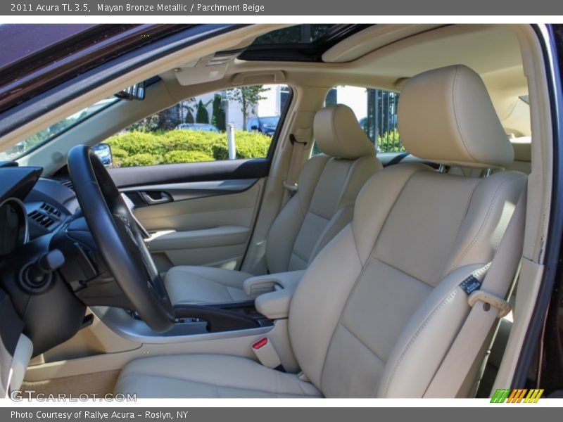 Mayan Bronze Metallic / Parchment Beige 2011 Acura TL 3.5