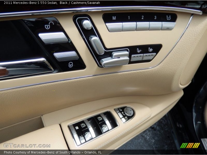 Controls of 2011 S 550 Sedan