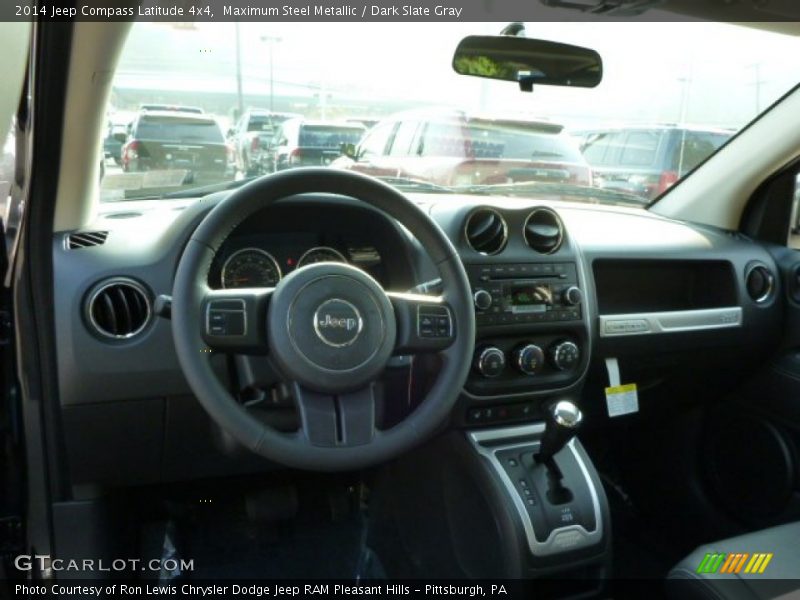 Maximum Steel Metallic / Dark Slate Gray 2014 Jeep Compass Latitude 4x4