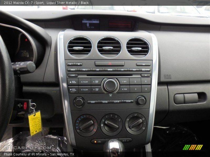 Liquid Silver Metallic / Black 2012 Mazda CX-7 i Sport