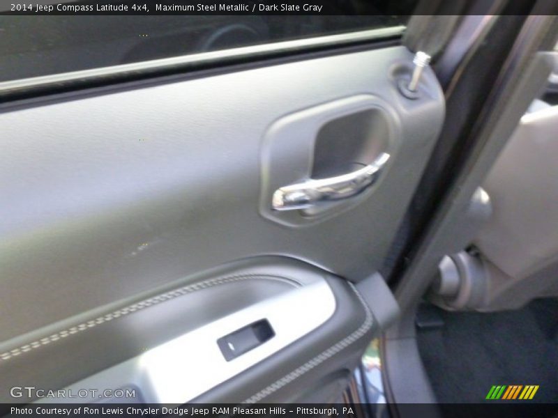 Maximum Steel Metallic / Dark Slate Gray 2014 Jeep Compass Latitude 4x4