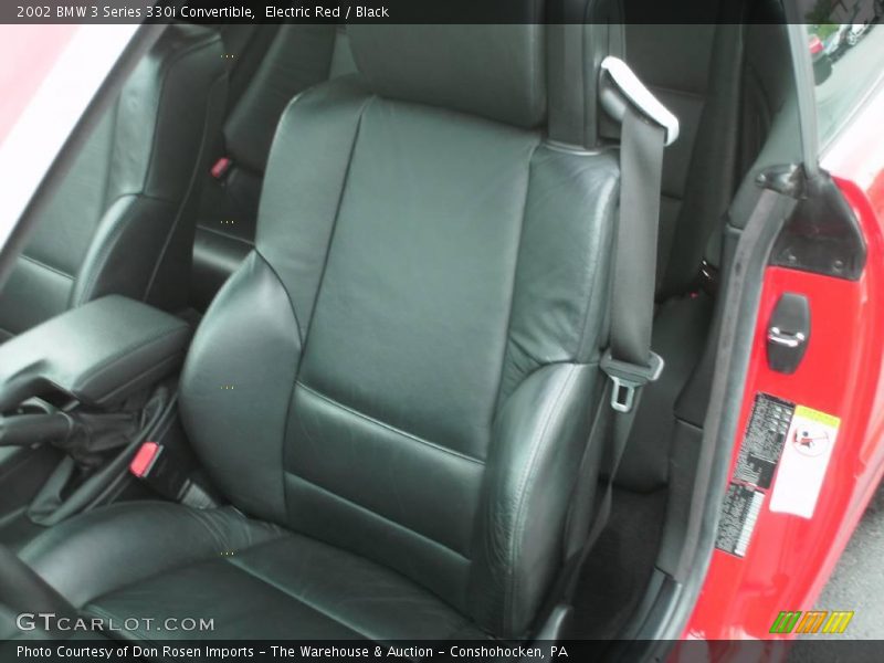 Electric Red / Black 2002 BMW 3 Series 330i Convertible