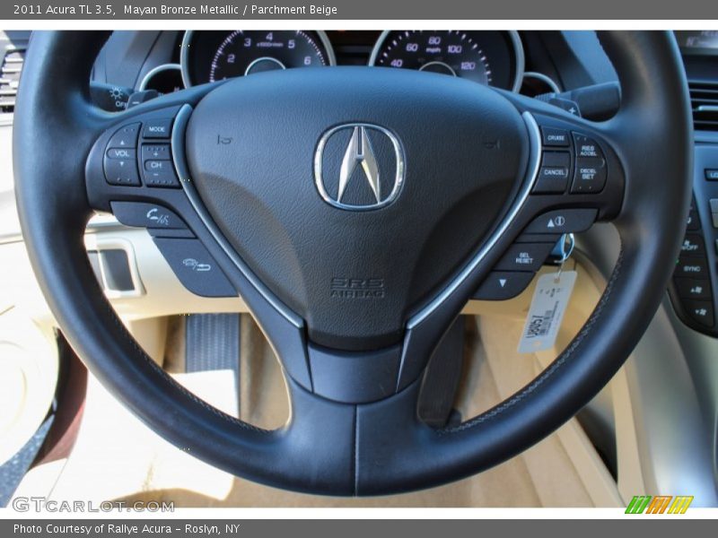 Mayan Bronze Metallic / Parchment Beige 2011 Acura TL 3.5