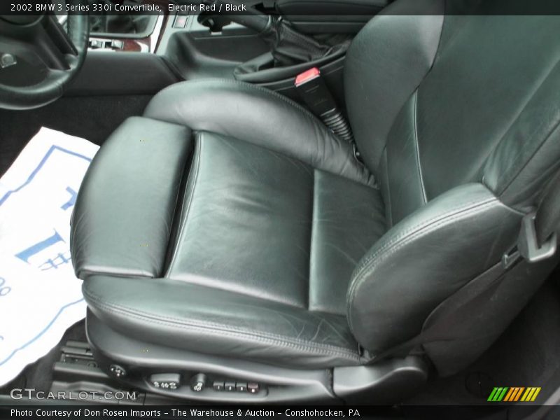 Electric Red / Black 2002 BMW 3 Series 330i Convertible
