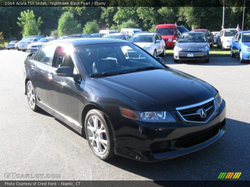 Nighthawk Black Pearl / Ebony 2004 Acura TSX Sedan