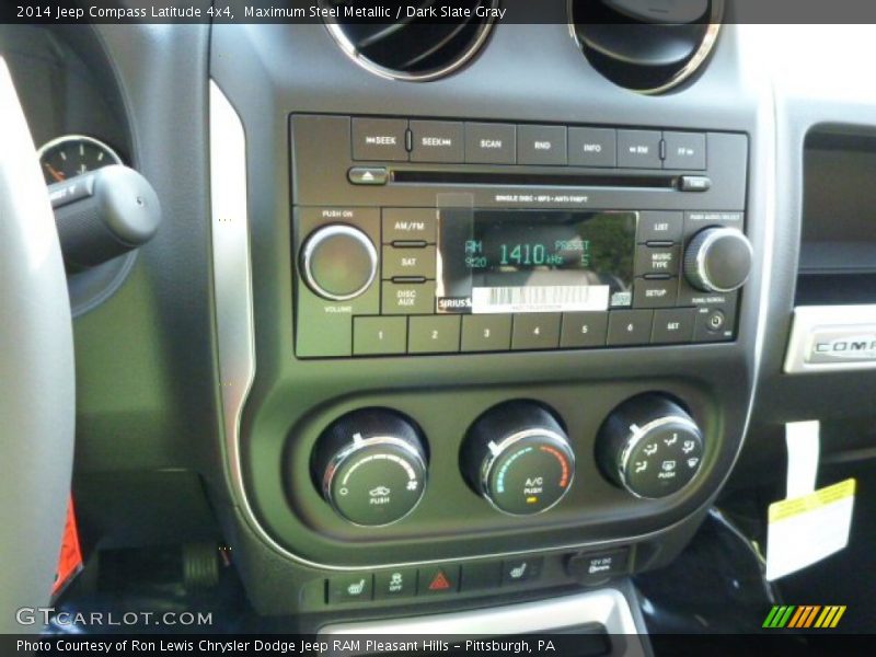 Maximum Steel Metallic / Dark Slate Gray 2014 Jeep Compass Latitude 4x4