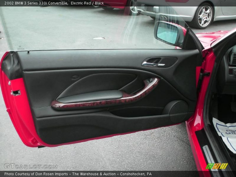 Electric Red / Black 2002 BMW 3 Series 330i Convertible