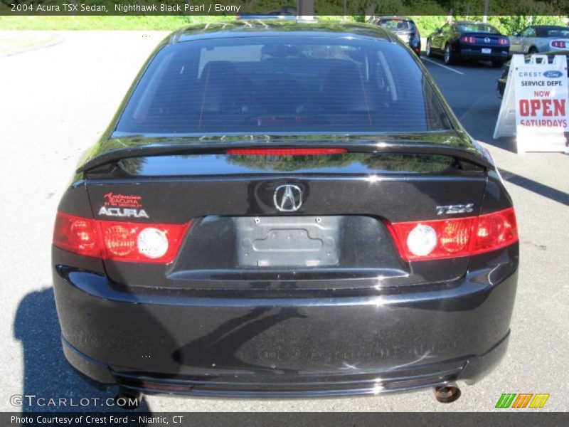 Nighthawk Black Pearl / Ebony 2004 Acura TSX Sedan
