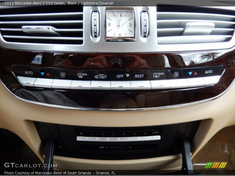 Controls of 2011 S 550 Sedan