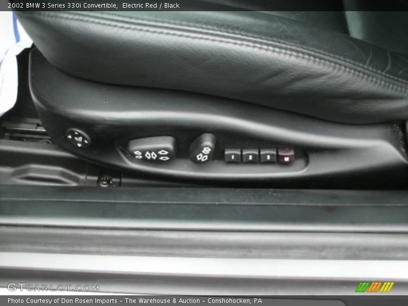 Electric Red / Black 2002 BMW 3 Series 330i Convertible