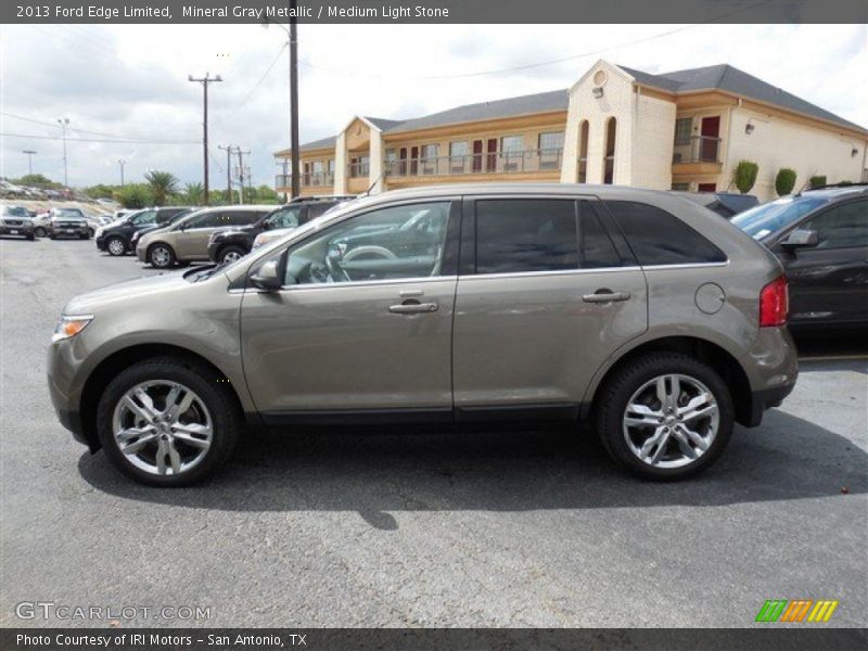 Mineral Gray Metallic / Medium Light Stone 2013 Ford Edge Limited