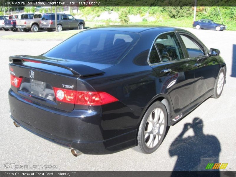 Nighthawk Black Pearl / Ebony 2004 Acura TSX Sedan