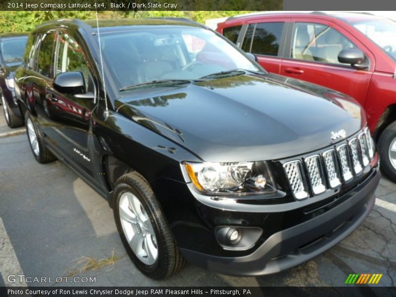 Black / Dark Slate Gray 2014 Jeep Compass Latitude 4x4