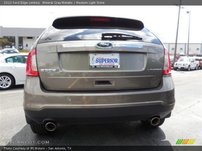 Mineral Gray Metallic / Medium Light Stone 2013 Ford Edge Limited