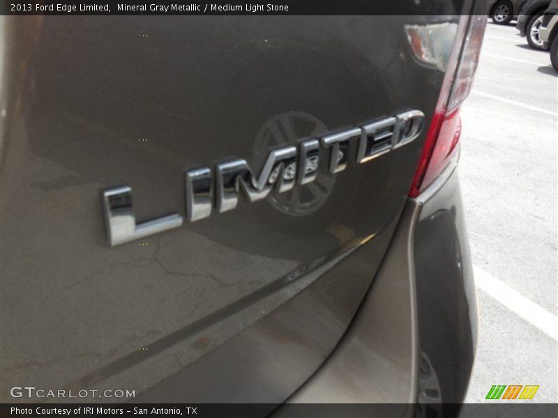 Mineral Gray Metallic / Medium Light Stone 2013 Ford Edge Limited