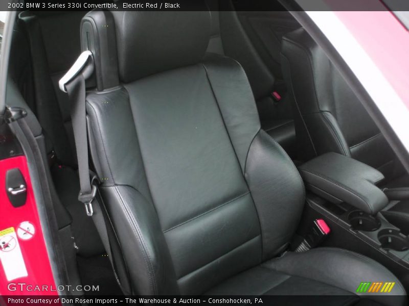 Electric Red / Black 2002 BMW 3 Series 330i Convertible