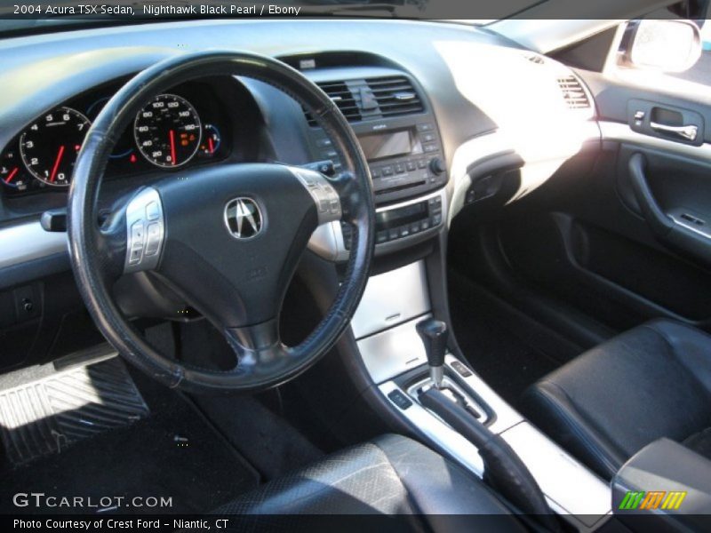 Nighthawk Black Pearl / Ebony 2004 Acura TSX Sedan