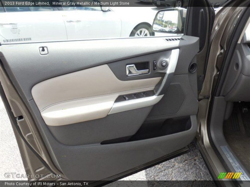 Mineral Gray Metallic / Medium Light Stone 2013 Ford Edge Limited