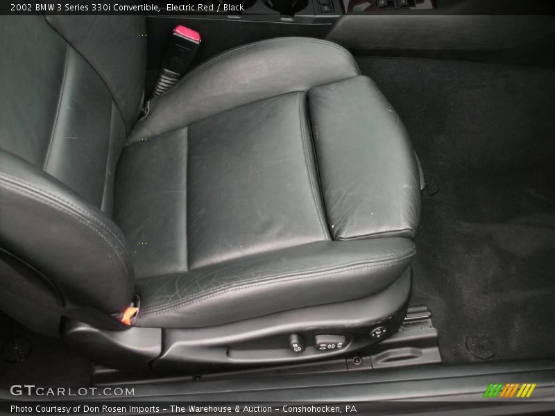 Electric Red / Black 2002 BMW 3 Series 330i Convertible