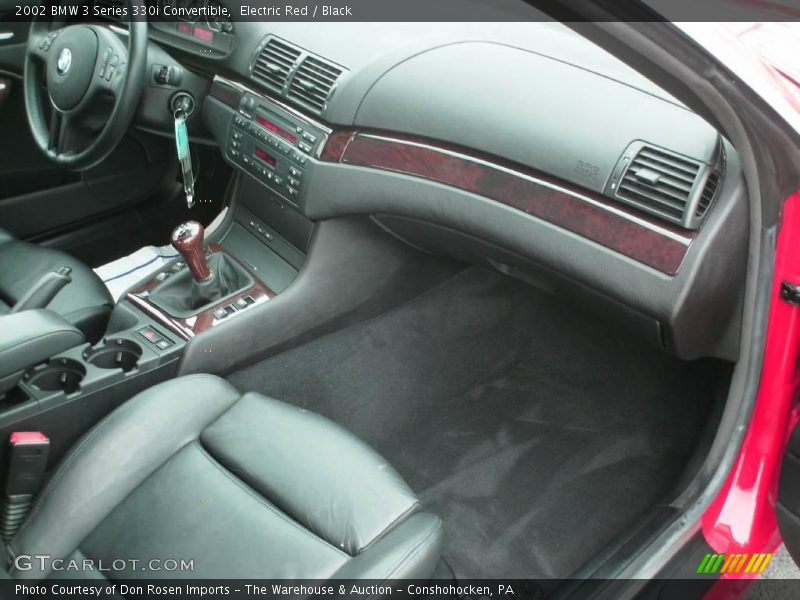 Electric Red / Black 2002 BMW 3 Series 330i Convertible