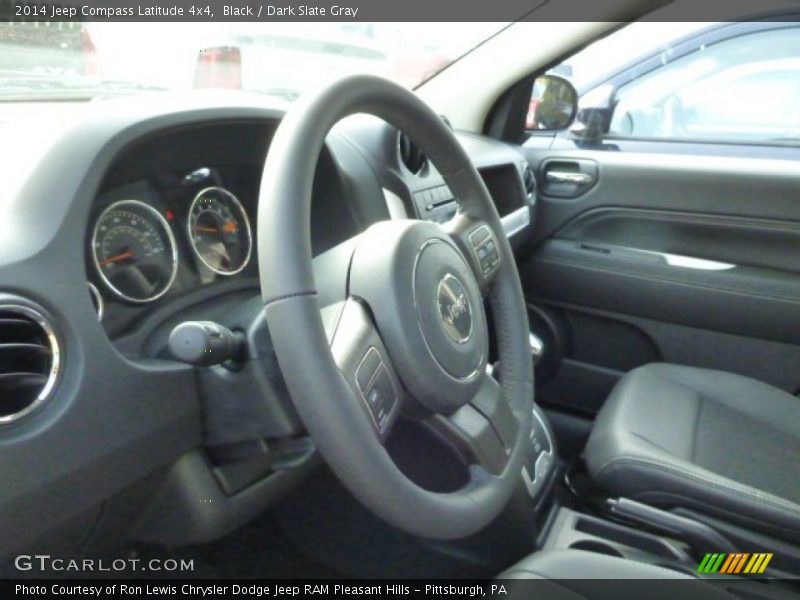 Black / Dark Slate Gray 2014 Jeep Compass Latitude 4x4