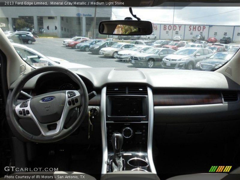 Mineral Gray Metallic / Medium Light Stone 2013 Ford Edge Limited