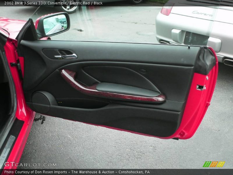 Electric Red / Black 2002 BMW 3 Series 330i Convertible