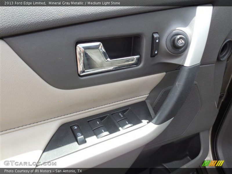 Mineral Gray Metallic / Medium Light Stone 2013 Ford Edge Limited
