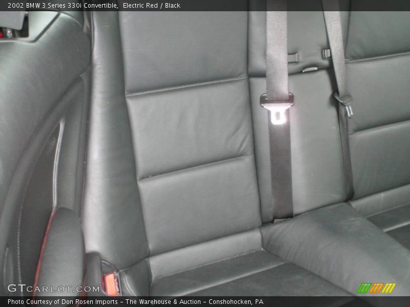 Electric Red / Black 2002 BMW 3 Series 330i Convertible