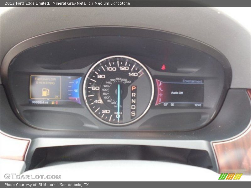 Mineral Gray Metallic / Medium Light Stone 2013 Ford Edge Limited
