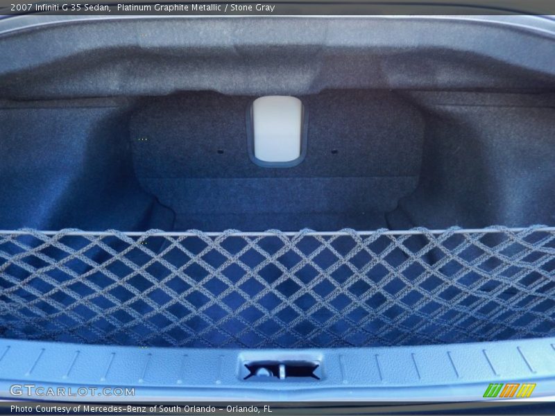 Platinum Graphite Metallic / Stone Gray 2007 Infiniti G 35 Sedan