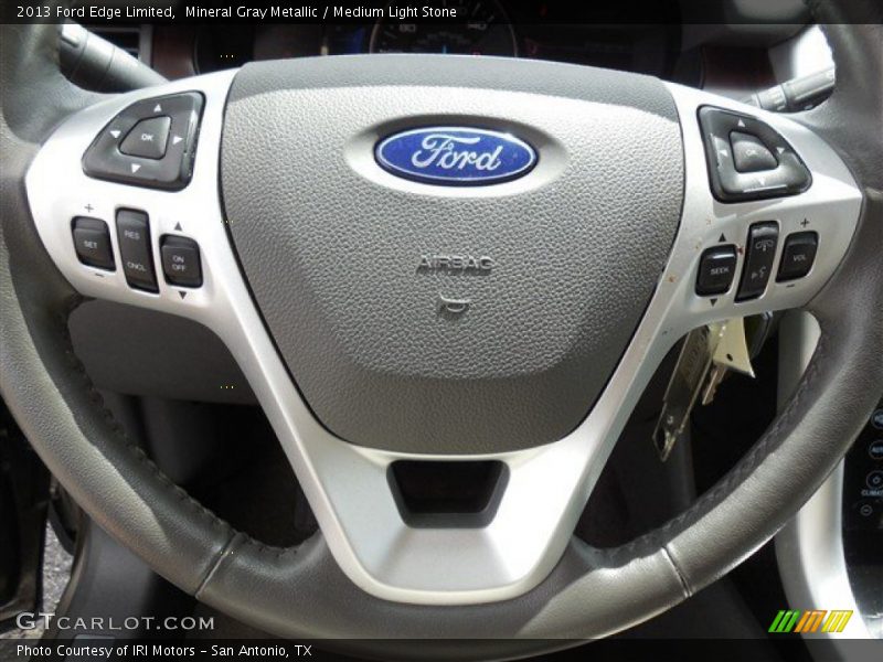 Mineral Gray Metallic / Medium Light Stone 2013 Ford Edge Limited