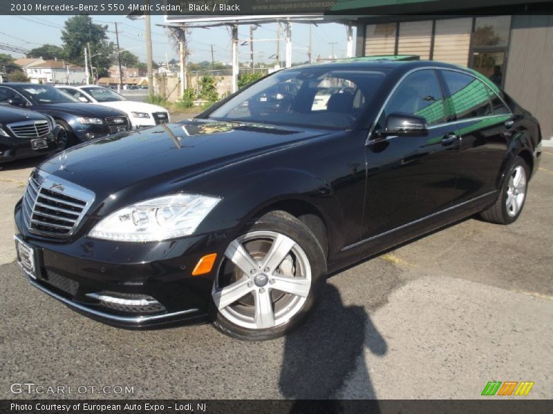 Black / Black 2010 Mercedes-Benz S 550 4Matic Sedan
