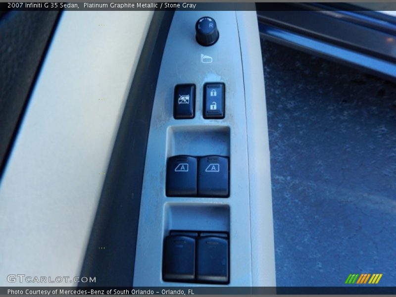 Platinum Graphite Metallic / Stone Gray 2007 Infiniti G 35 Sedan