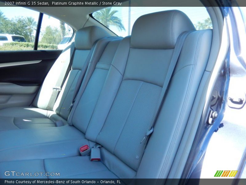 Platinum Graphite Metallic / Stone Gray 2007 Infiniti G 35 Sedan