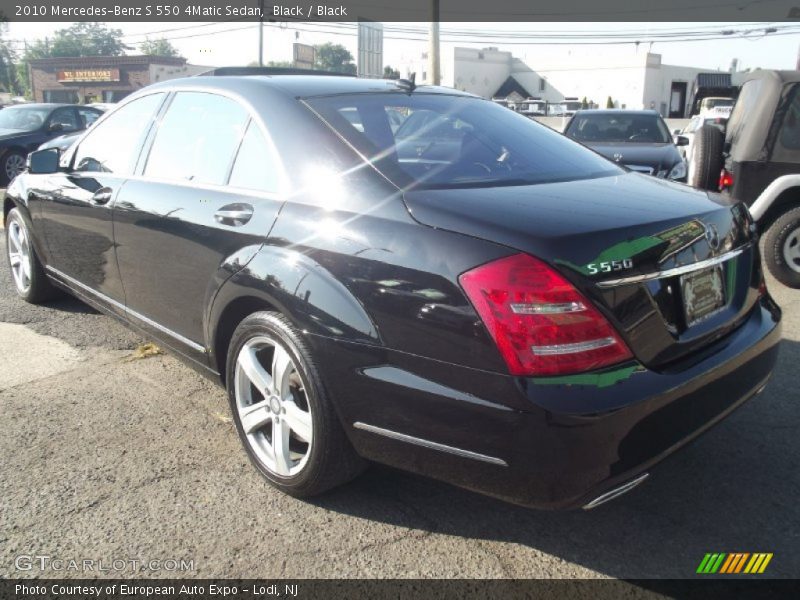 Black / Black 2010 Mercedes-Benz S 550 4Matic Sedan