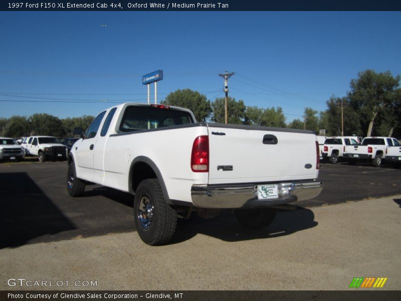 Oxford White / Medium Prairie Tan 1997 Ford F150 XL Extended Cab 4x4