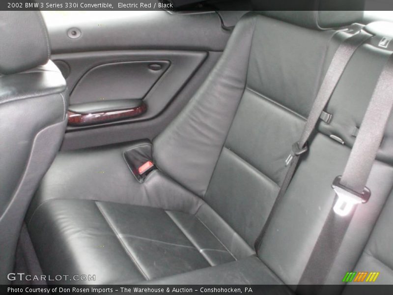 Electric Red / Black 2002 BMW 3 Series 330i Convertible