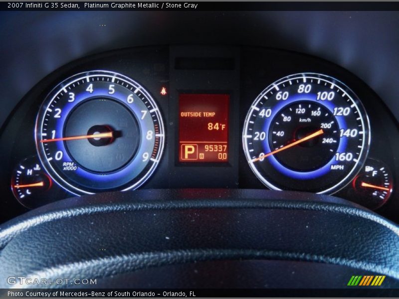 Platinum Graphite Metallic / Stone Gray 2007 Infiniti G 35 Sedan