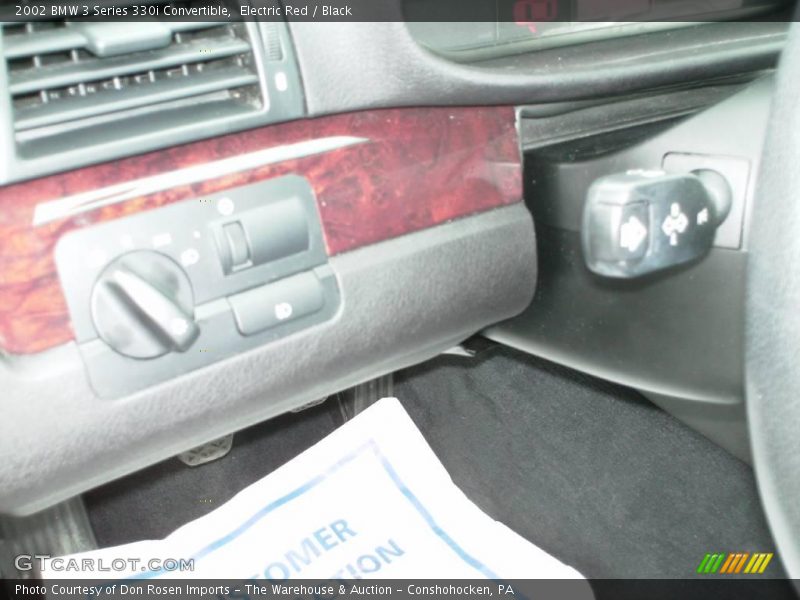 Electric Red / Black 2002 BMW 3 Series 330i Convertible