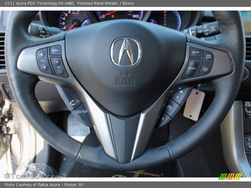 Polished Metal Metallic / Ebony 2011 Acura RDX Technology SH-AWD