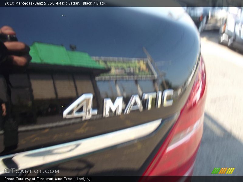 Black / Black 2010 Mercedes-Benz S 550 4Matic Sedan