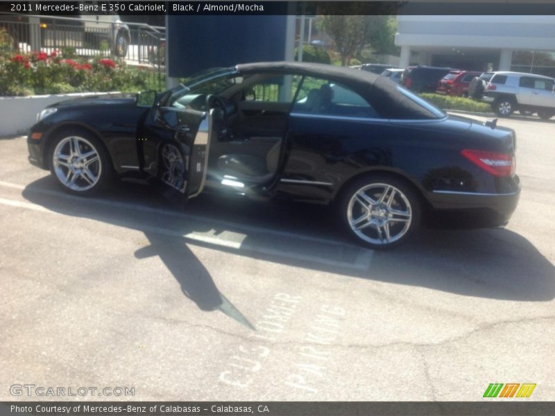 Black / Almond/Mocha 2011 Mercedes-Benz E 350 Cabriolet