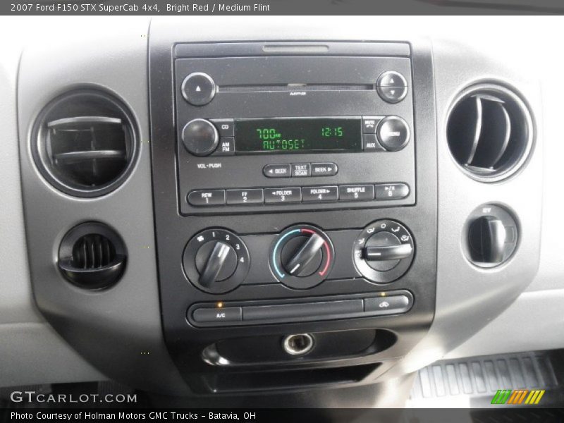 Bright Red / Medium Flint 2007 Ford F150 STX SuperCab 4x4
