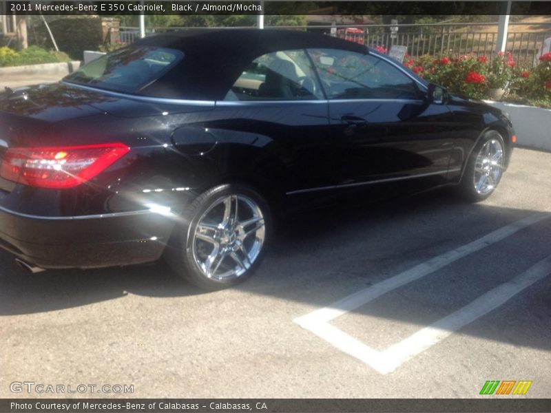 Black / Almond/Mocha 2011 Mercedes-Benz E 350 Cabriolet
