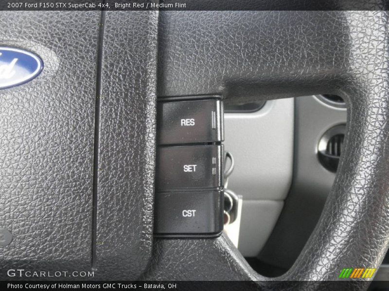 Bright Red / Medium Flint 2007 Ford F150 STX SuperCab 4x4