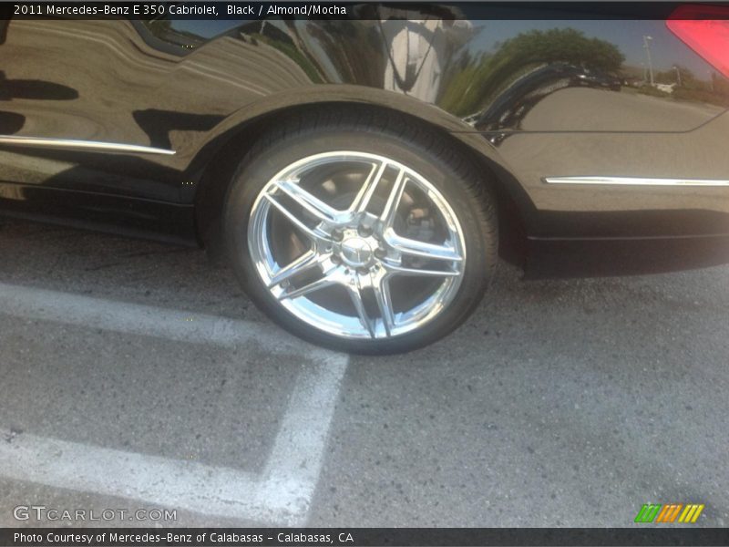 Black / Almond/Mocha 2011 Mercedes-Benz E 350 Cabriolet