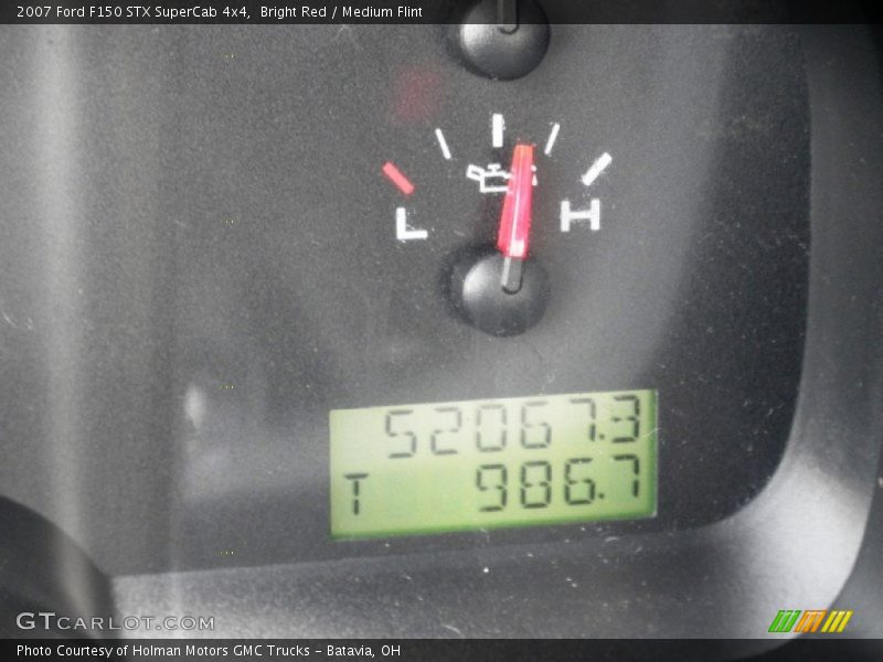 Bright Red / Medium Flint 2007 Ford F150 STX SuperCab 4x4