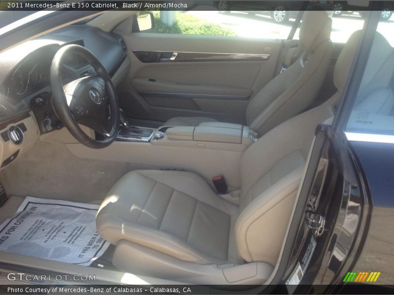 Black / Almond/Mocha 2011 Mercedes-Benz E 350 Cabriolet